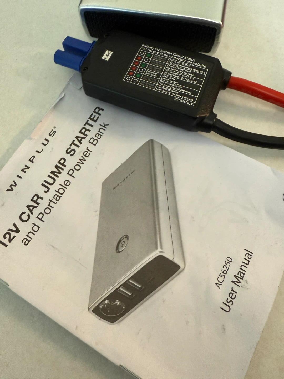 Winplus 12V Car Jump Starter & Portable Power Bank - photo 3