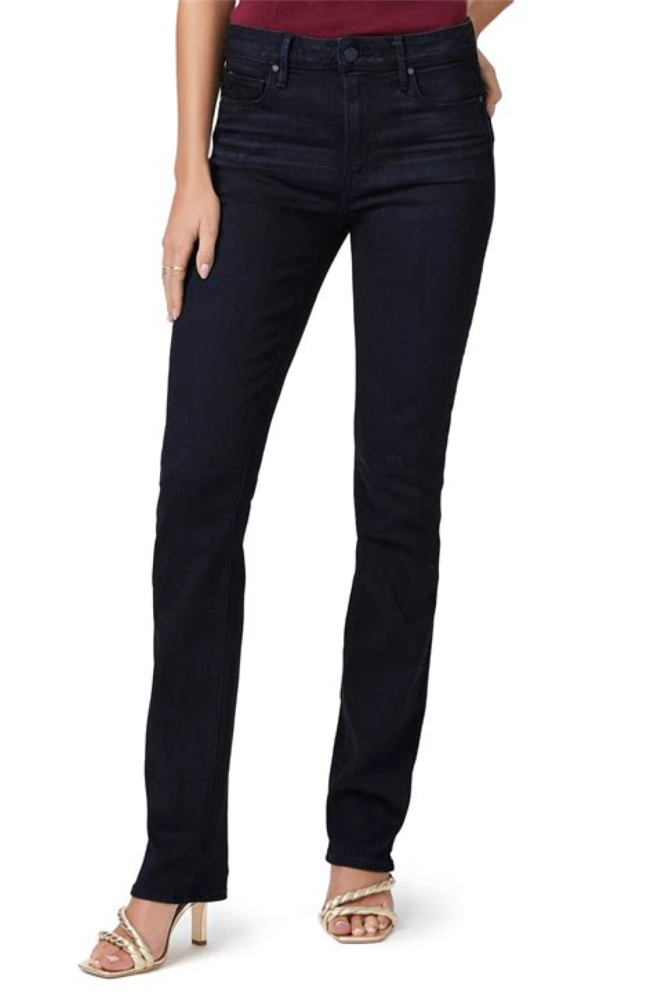 Paige Hoxton Straight Black Jeans - Size 28