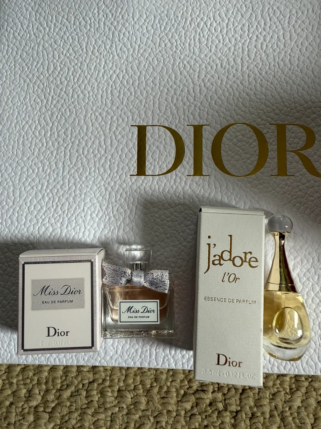 Dior mini perfumes