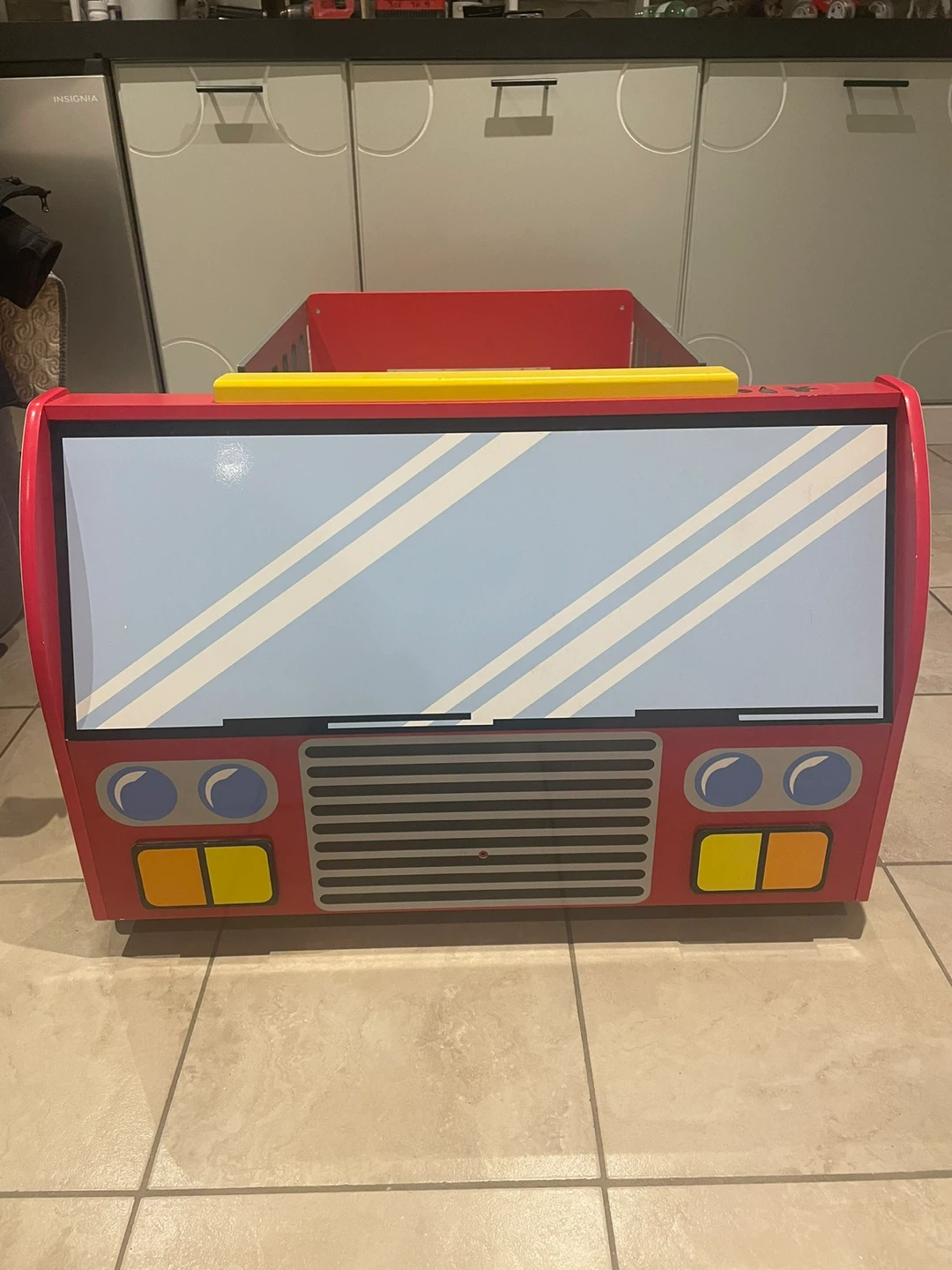 KidKraft Fire Truck Toddler Bed - Red - photo 2