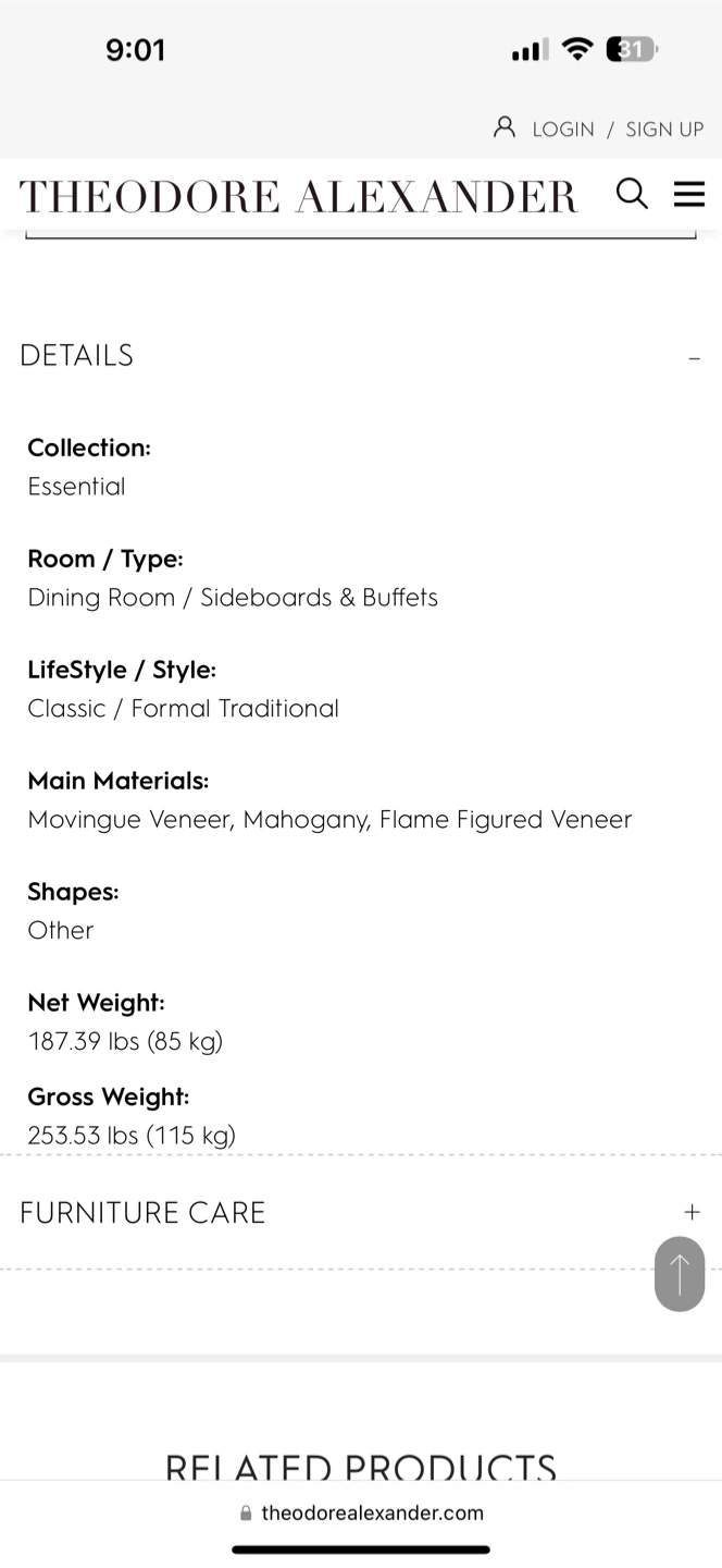 Dining Room Sideboard cabinet - photo 3