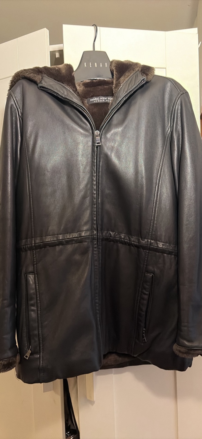 Women’s winter leather coat - photo 3