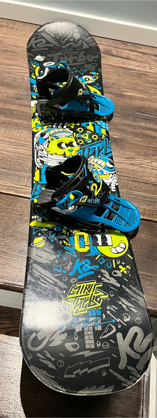 K2 Vandal Snowboard and Boots - Size 4