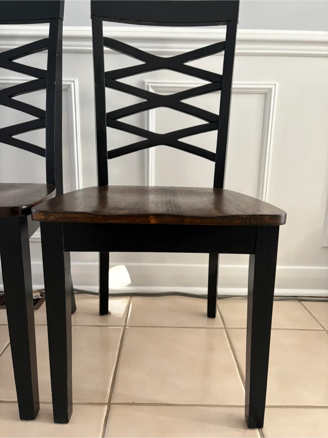 Set of 3 Dining Chairs - photo 2