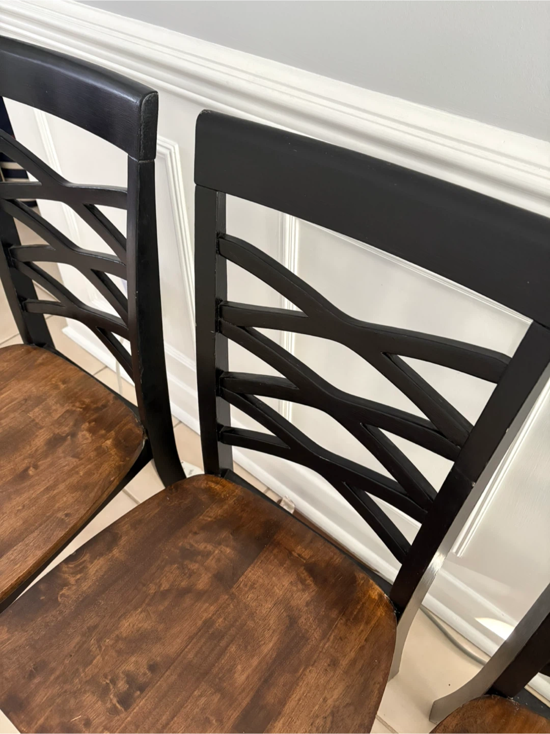 Set of 3 Dining Chairs - photo 3