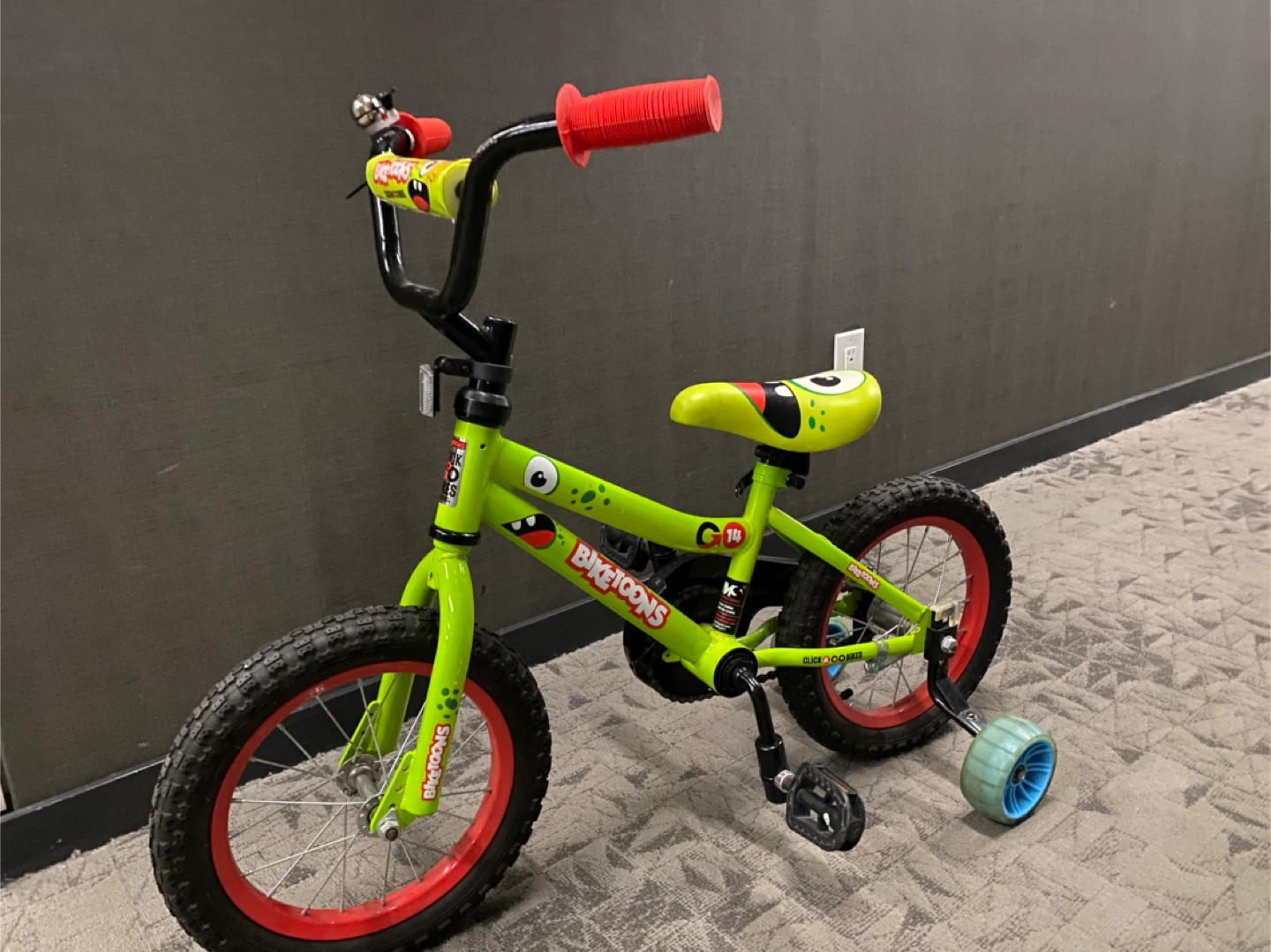 Bike Toons Kids Bike - Green