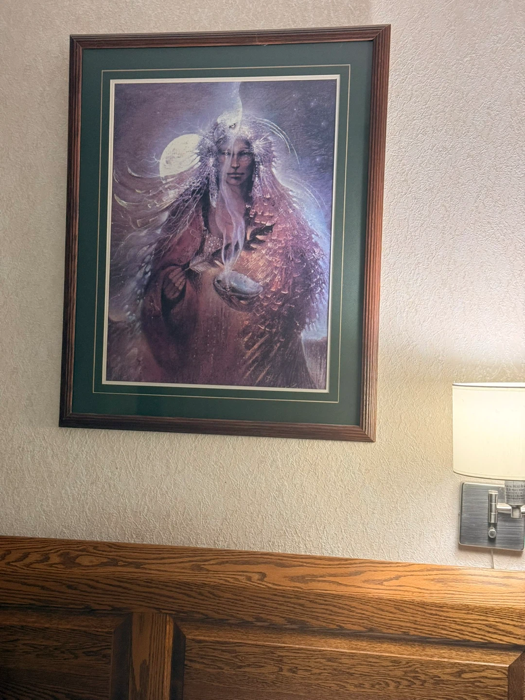 Susan Seddon Boulet Print — Framed Mythic Owl & Figures Artwork - photo 2