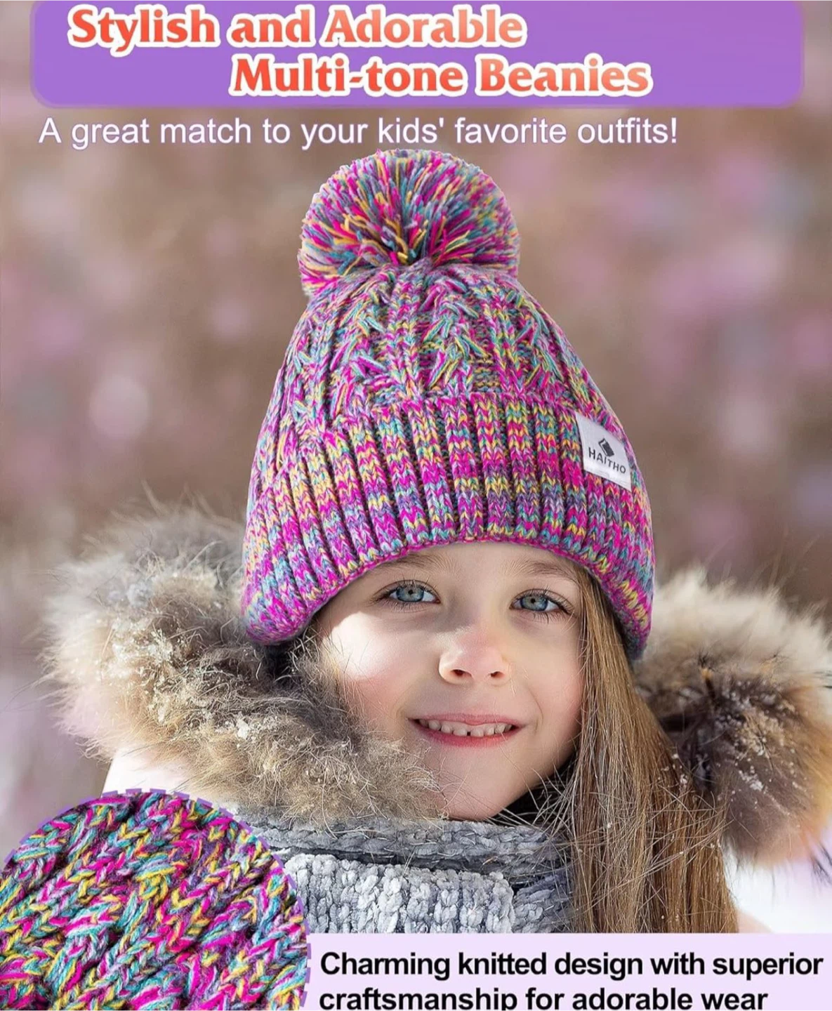 Multi-tone Beanie - Kids 2-7Years - photo 5