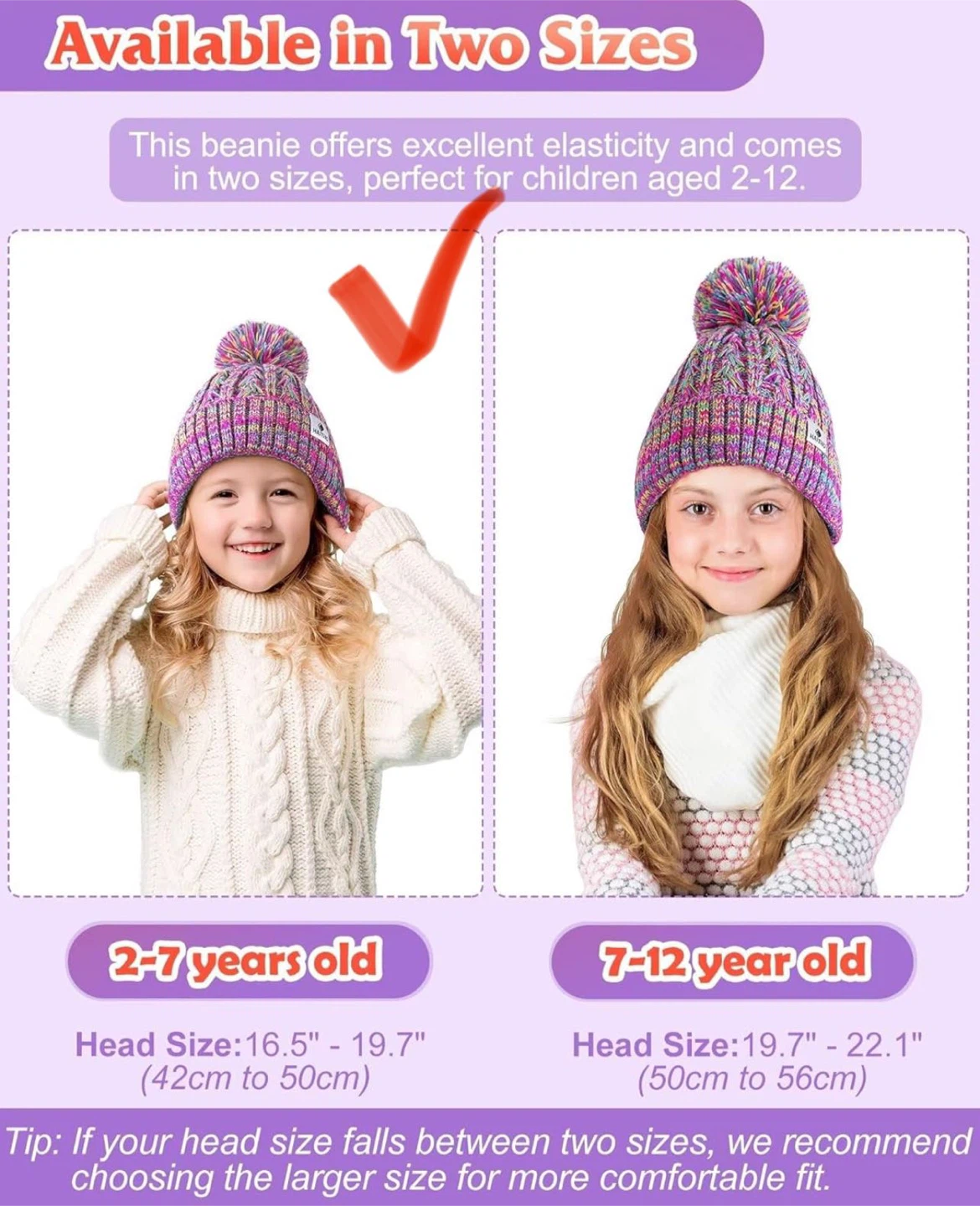 Multi-tone Beanie - Kids 2-7Years - photo 3