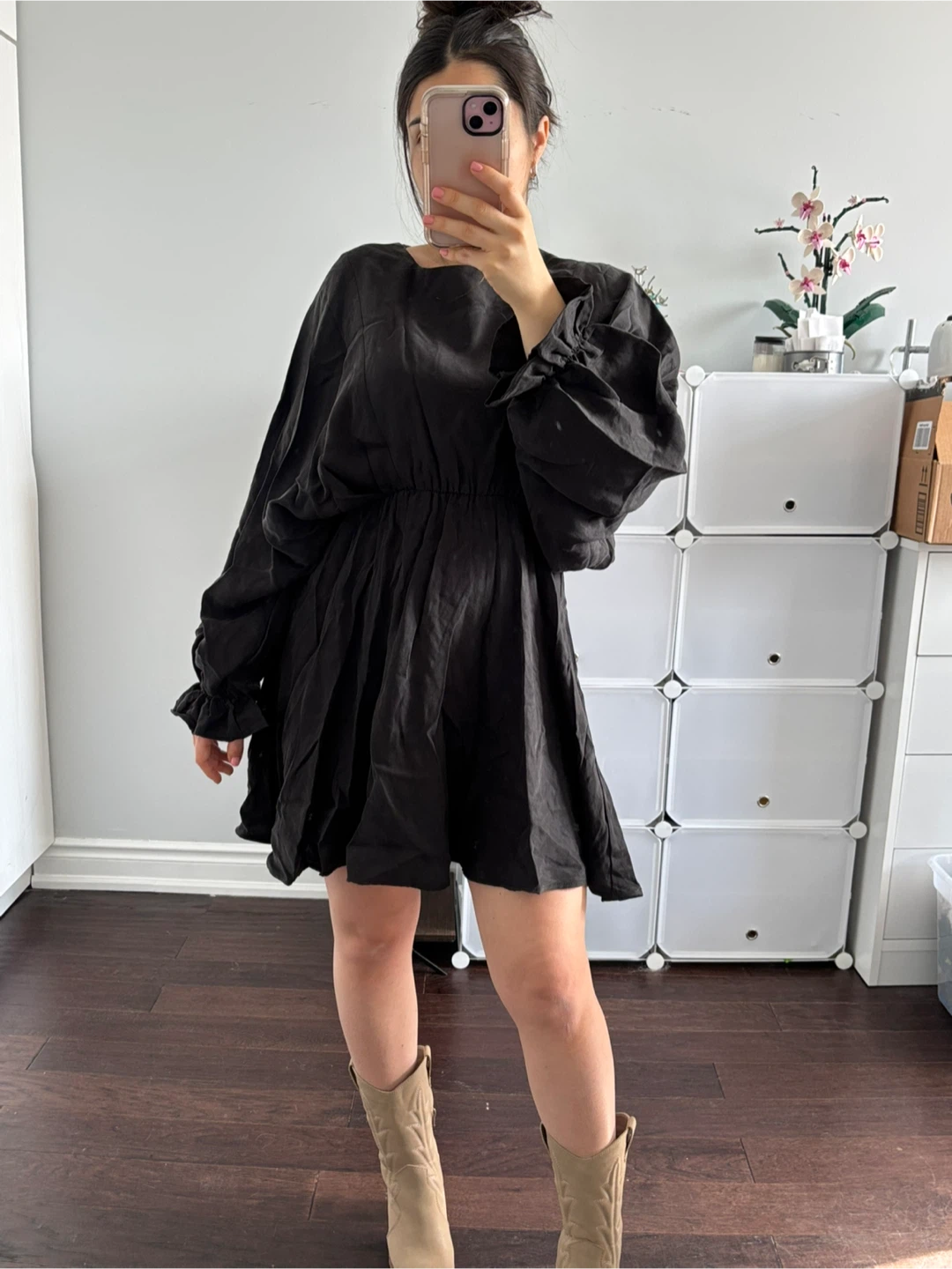 NWT Zara | Black Mini Dress - XS