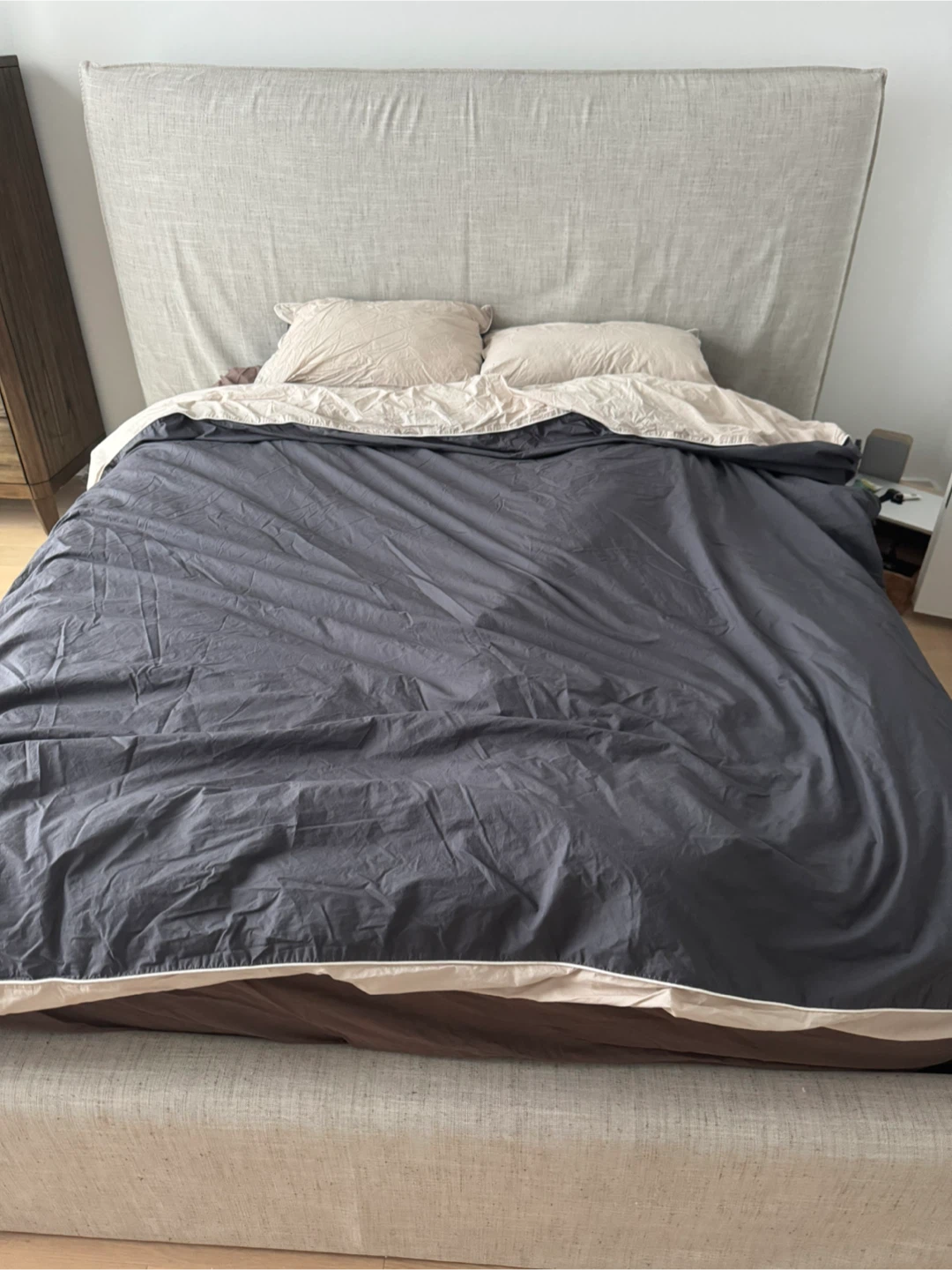 Crate and Barrel Queen Bed Frame - photo 2