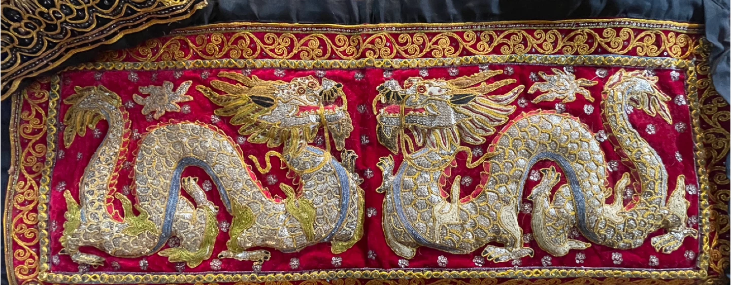 3 Handmade Thai wall hangings & 1 pillow - photo 3