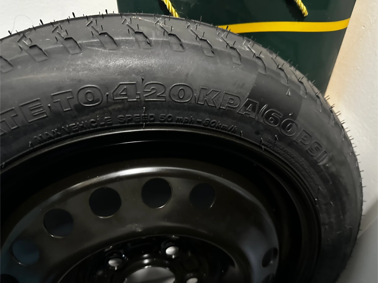 Hankook Spare Tire and rim - T125/80D16 97M - photo 3