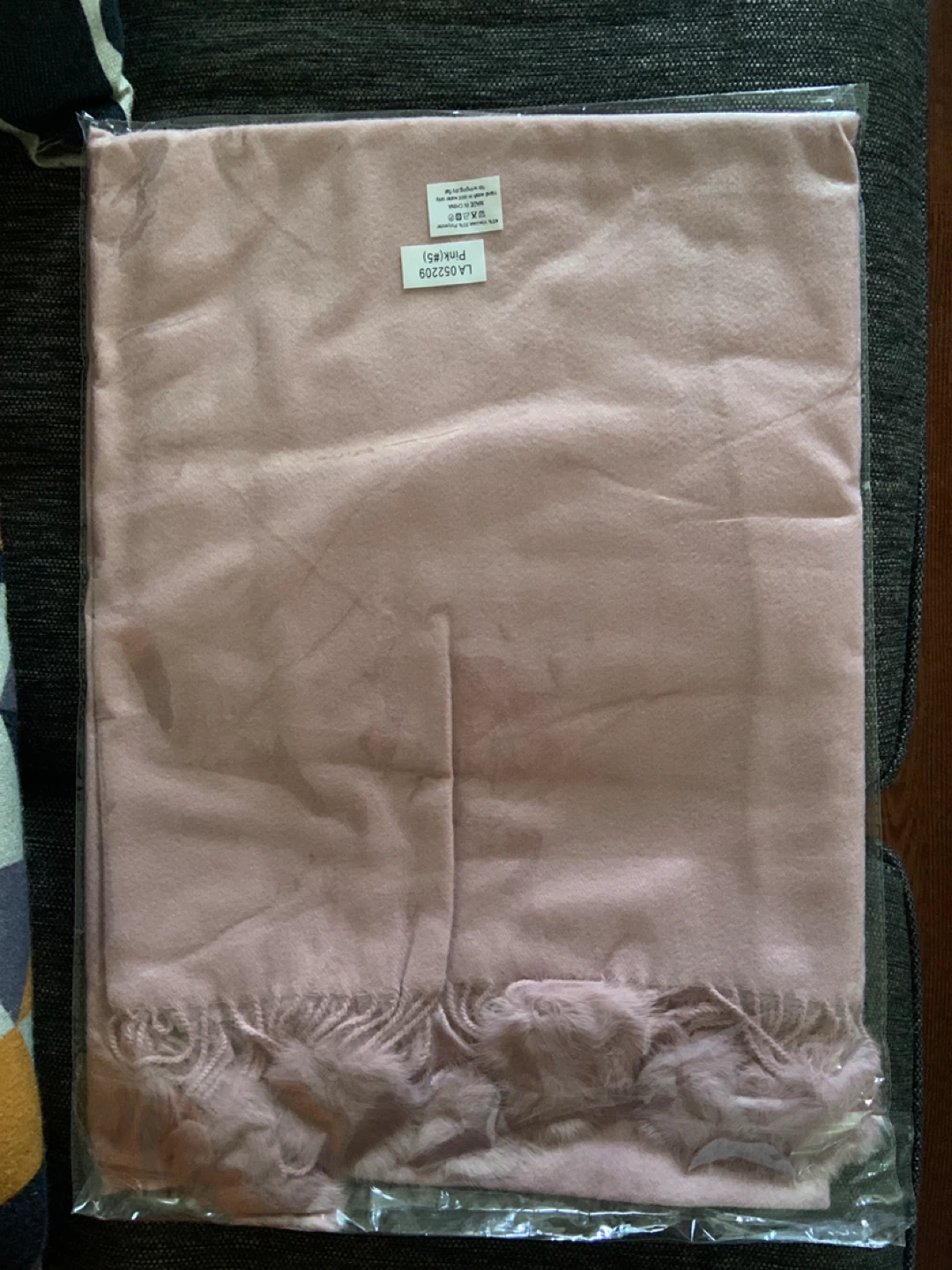 Pink Pom Pom Scarf - photo 3