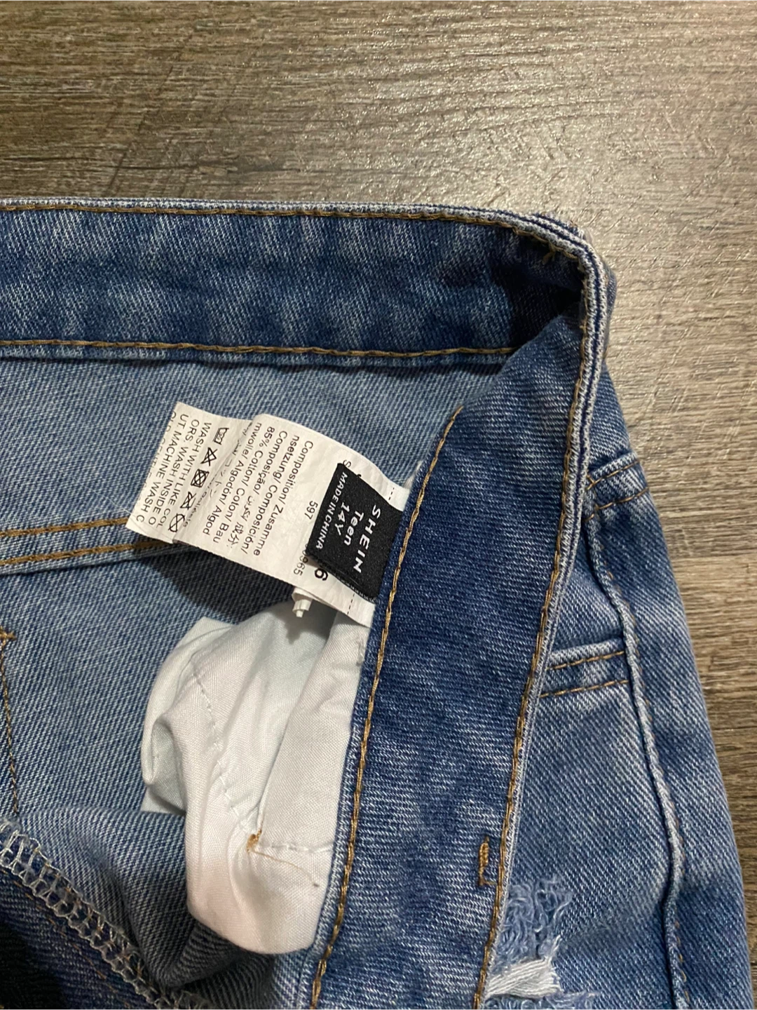 Shein Teen 14Y Ripped Jeans - photo 3