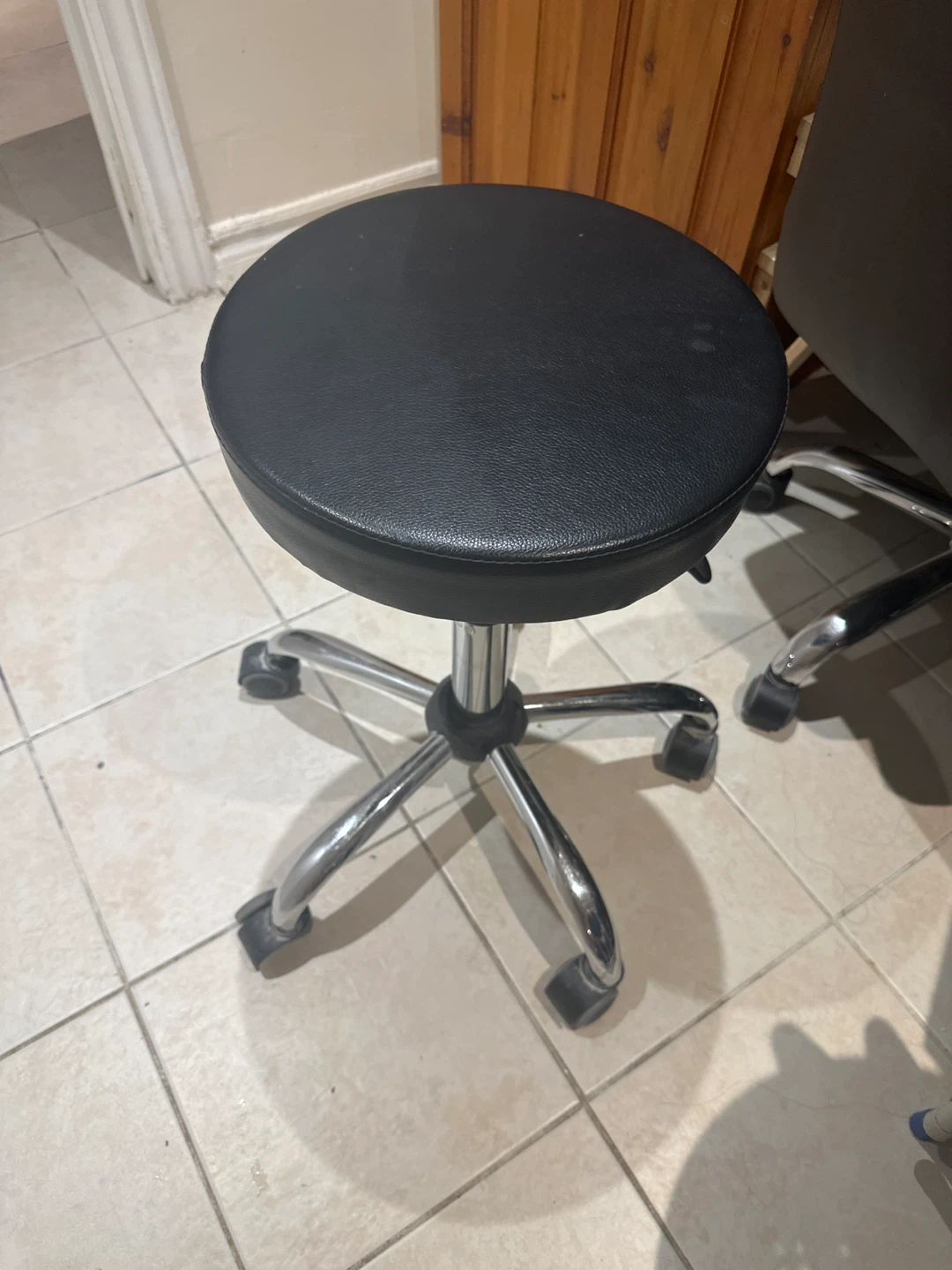 Adjustable Swivel Stool - Black - photo 5