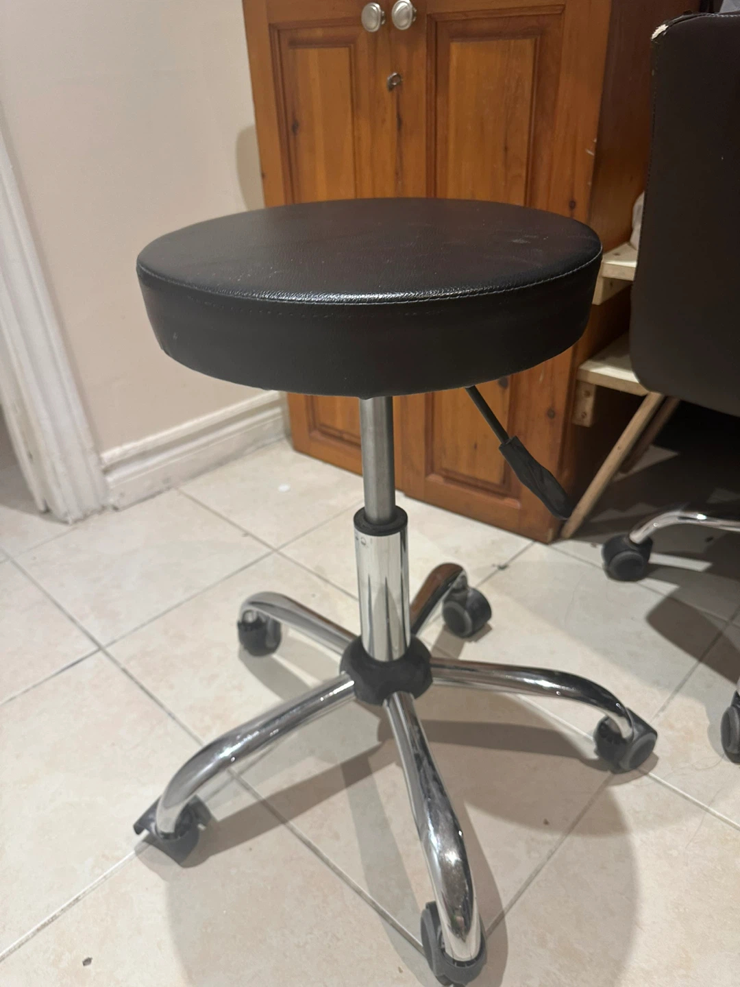 Adjustable Swivel Stool - Black - photo 3