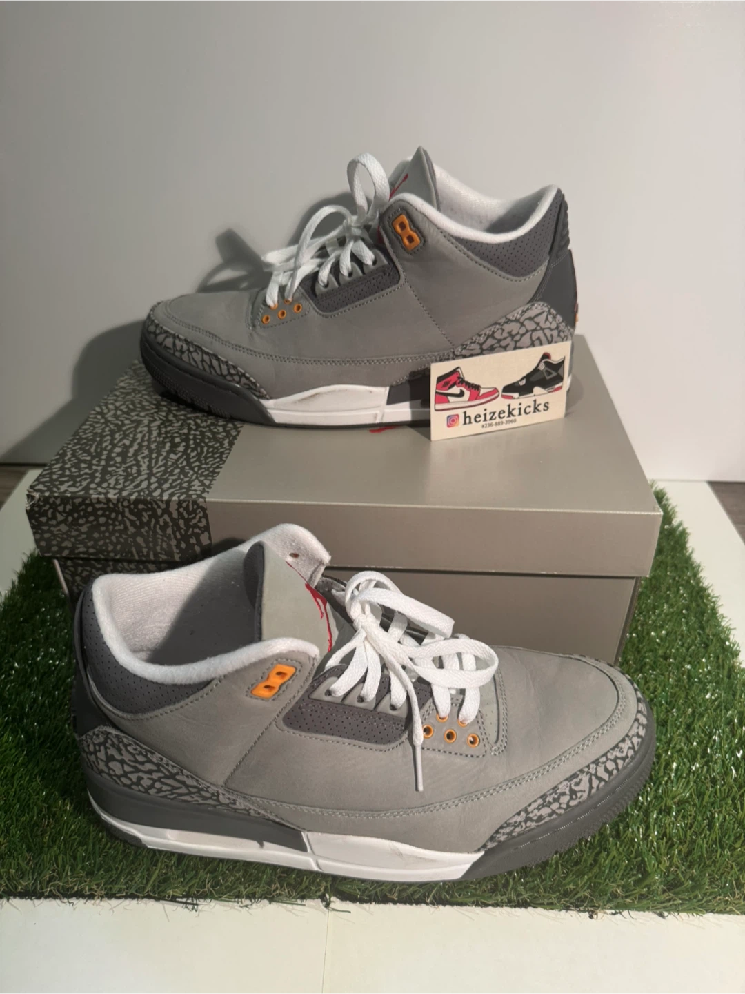 Jordan 3 Cool Grey size 9.5 - photo 2