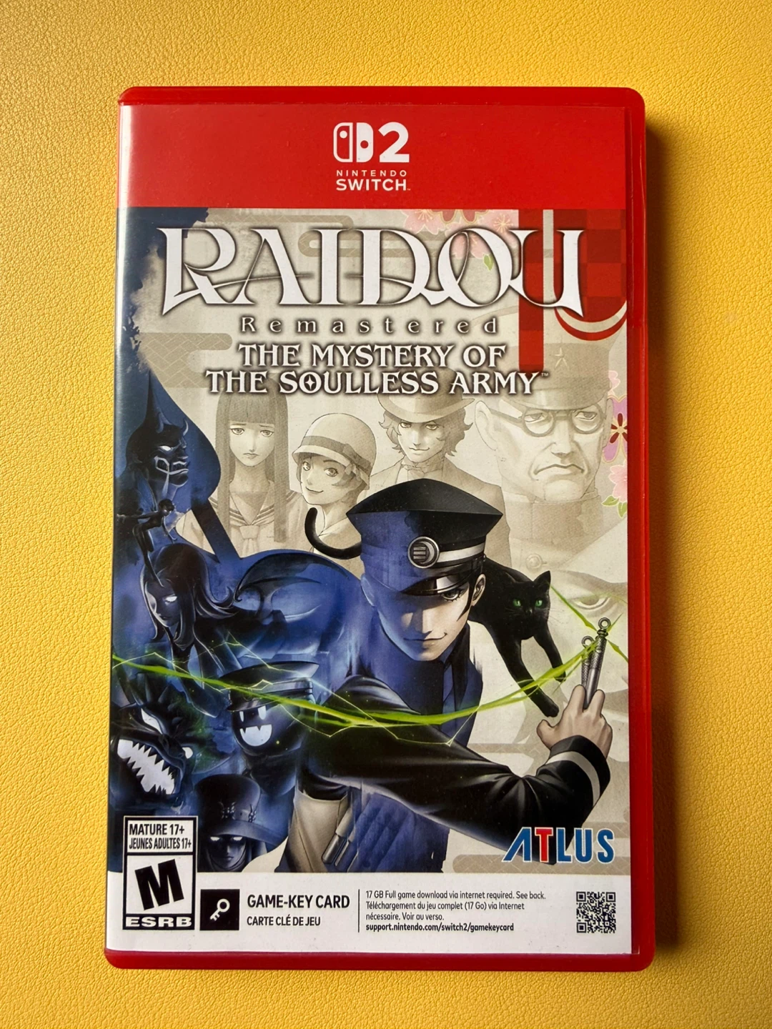 Raidou Remastered Switch 2 Game + DLC code - like new