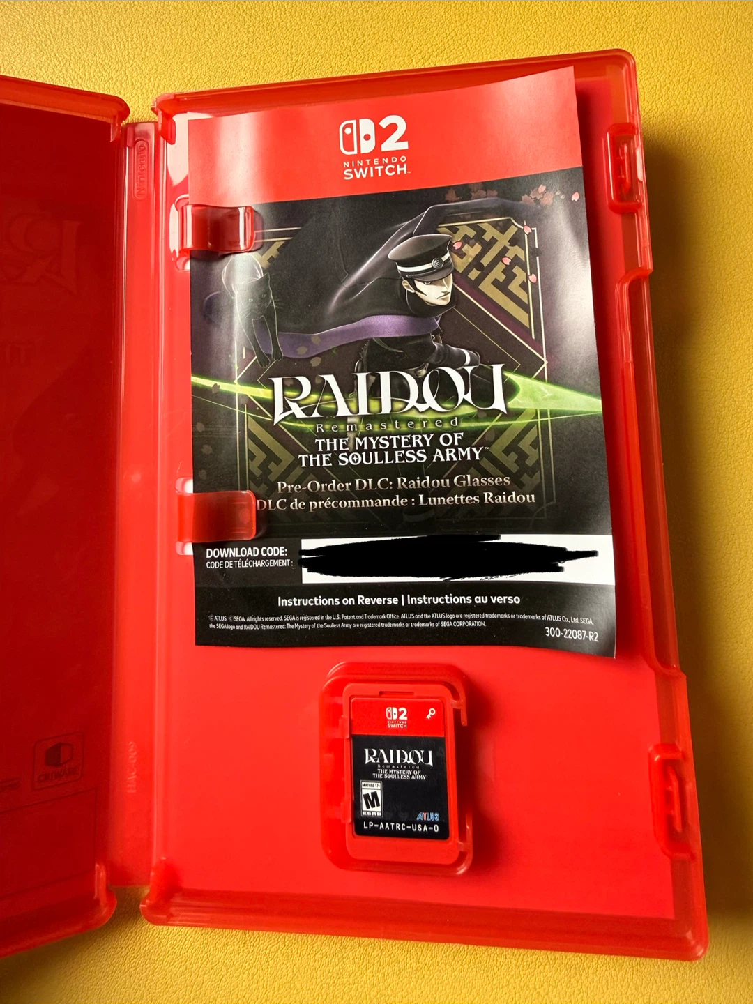 Raidou Remastered Switch 2 Game + DLC code - like new - photo 2