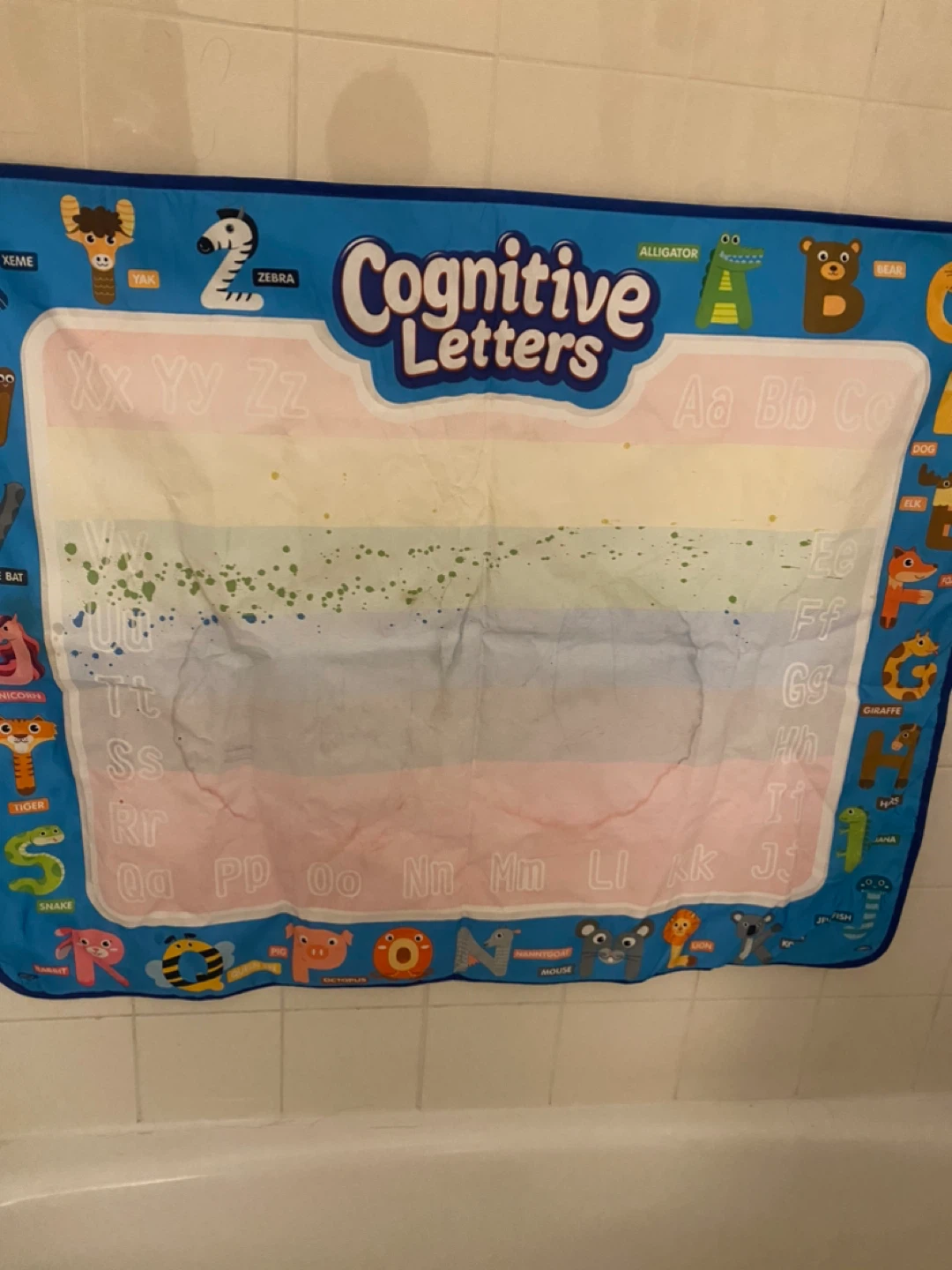 Cognitive Letters Alphabet Bath Mat