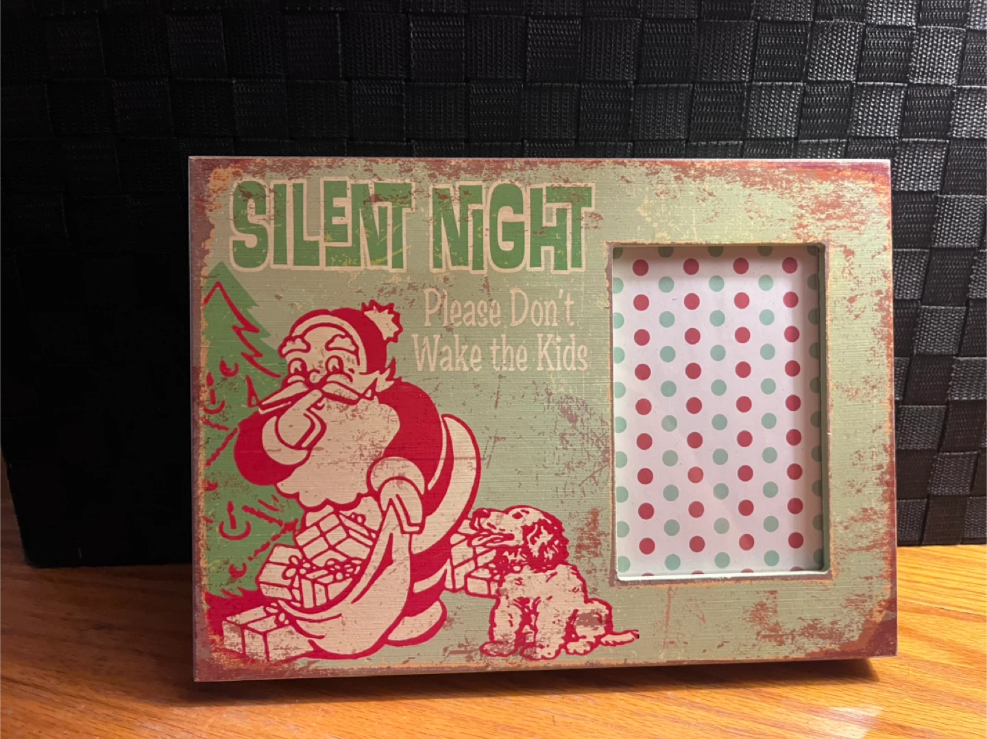 Silent Night Christmas Picture Frame