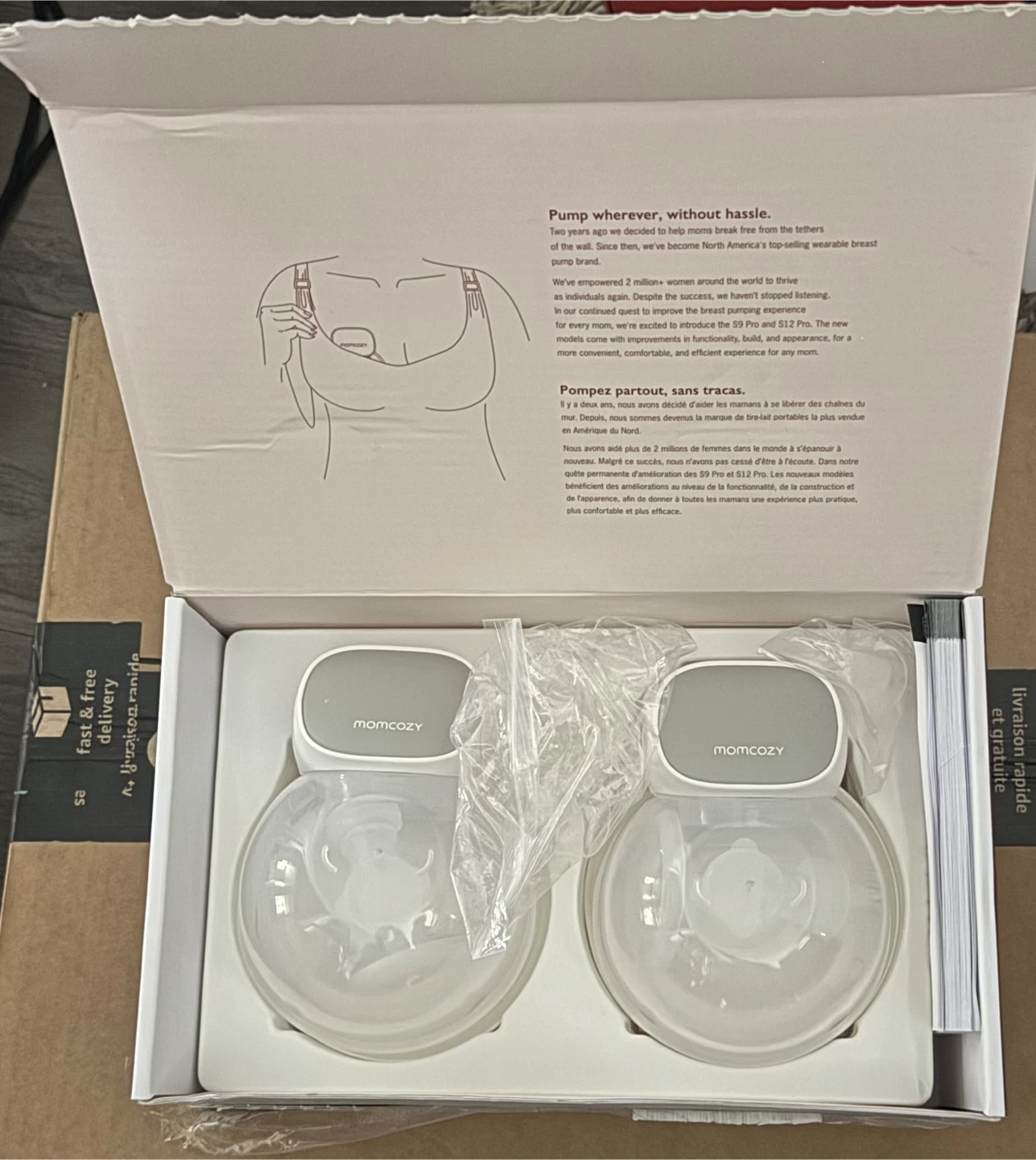 Momcozy S9 Pro Wearable Breast Pump - Like New! - photo 2
