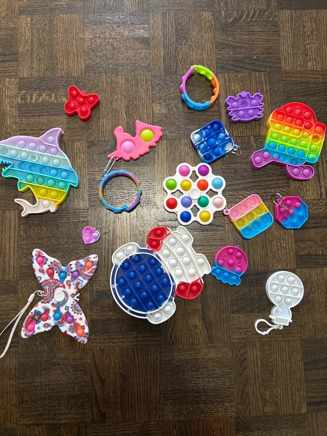 Assorted Pop It Fidget Toys 1/5$