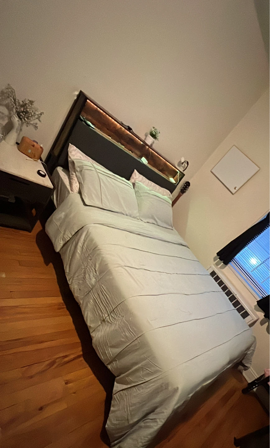 Queen Size Bed frame and mattress