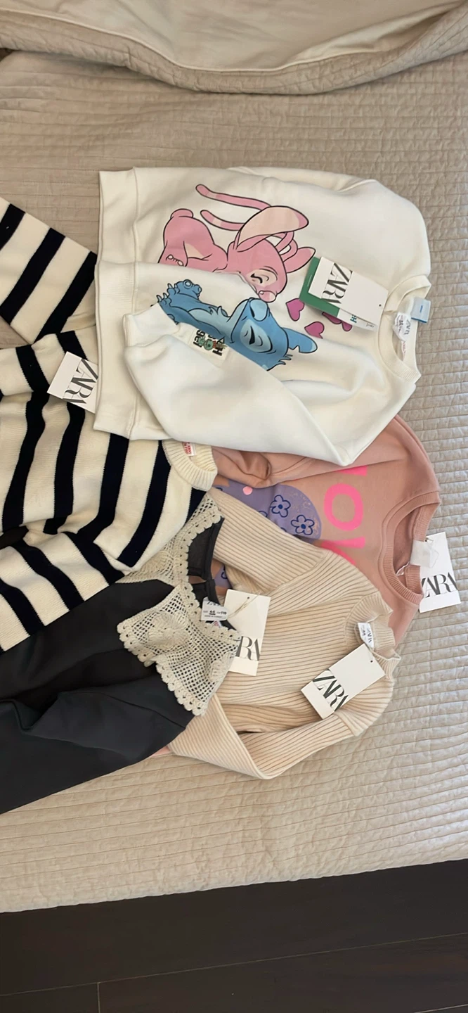 Zara Kids Clothes Bundle - Sweaters & Tops