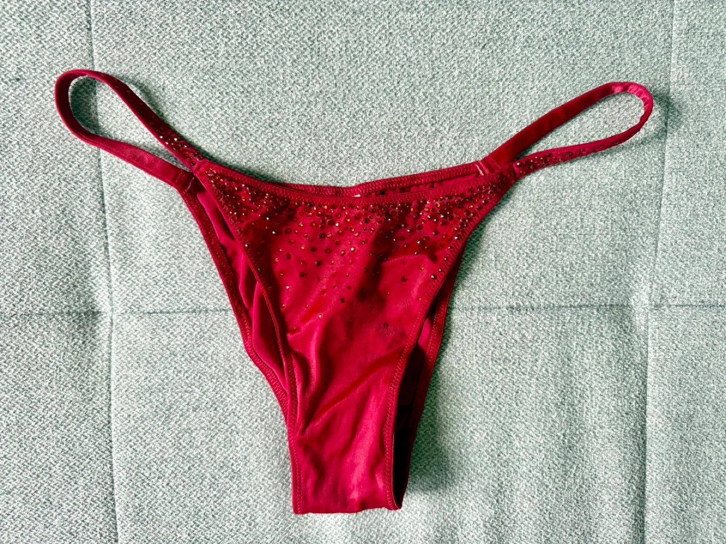 Sparkle Crystal Shine Strap Brazilian Panty S - photo 3