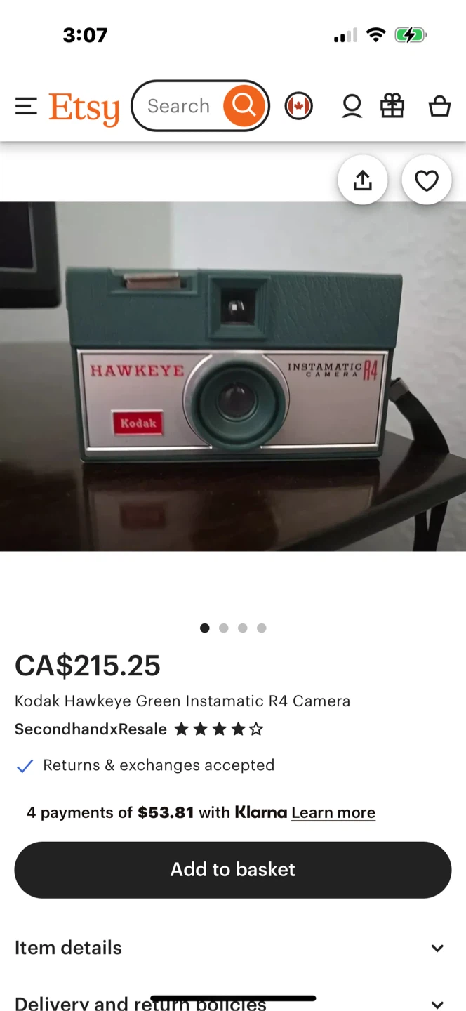 Kodak Hawkeye Instamatic R4 Camera - photo 4