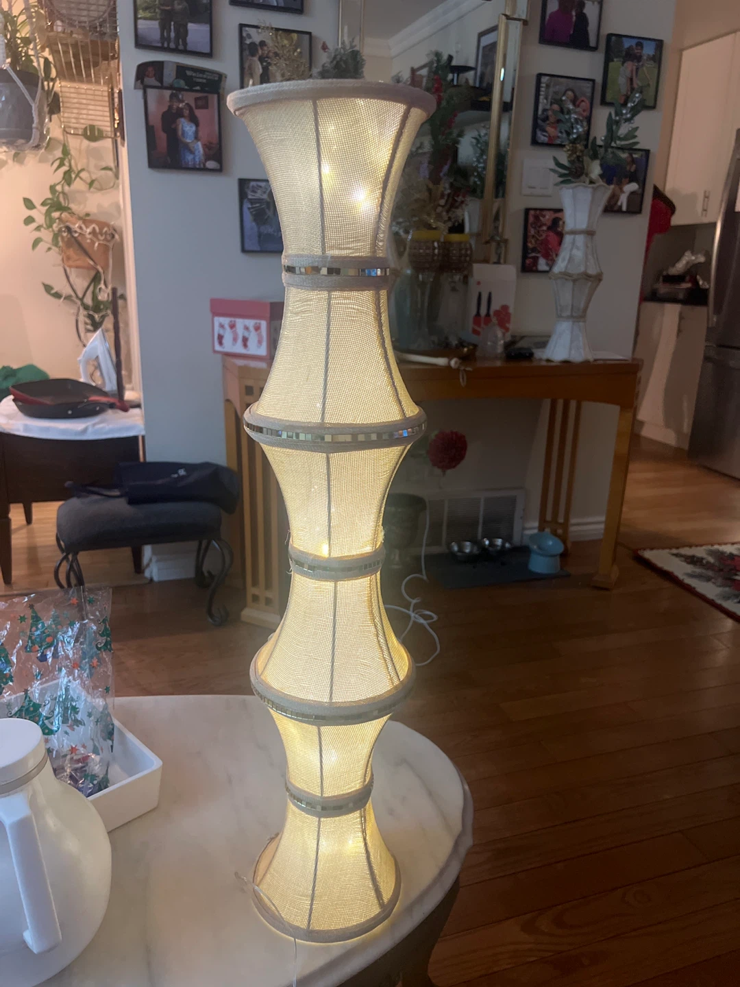 Unique Beige Floor Lamp - photo 2
