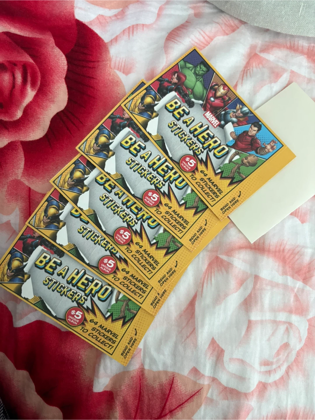 Marvel Be A Hero Stickers