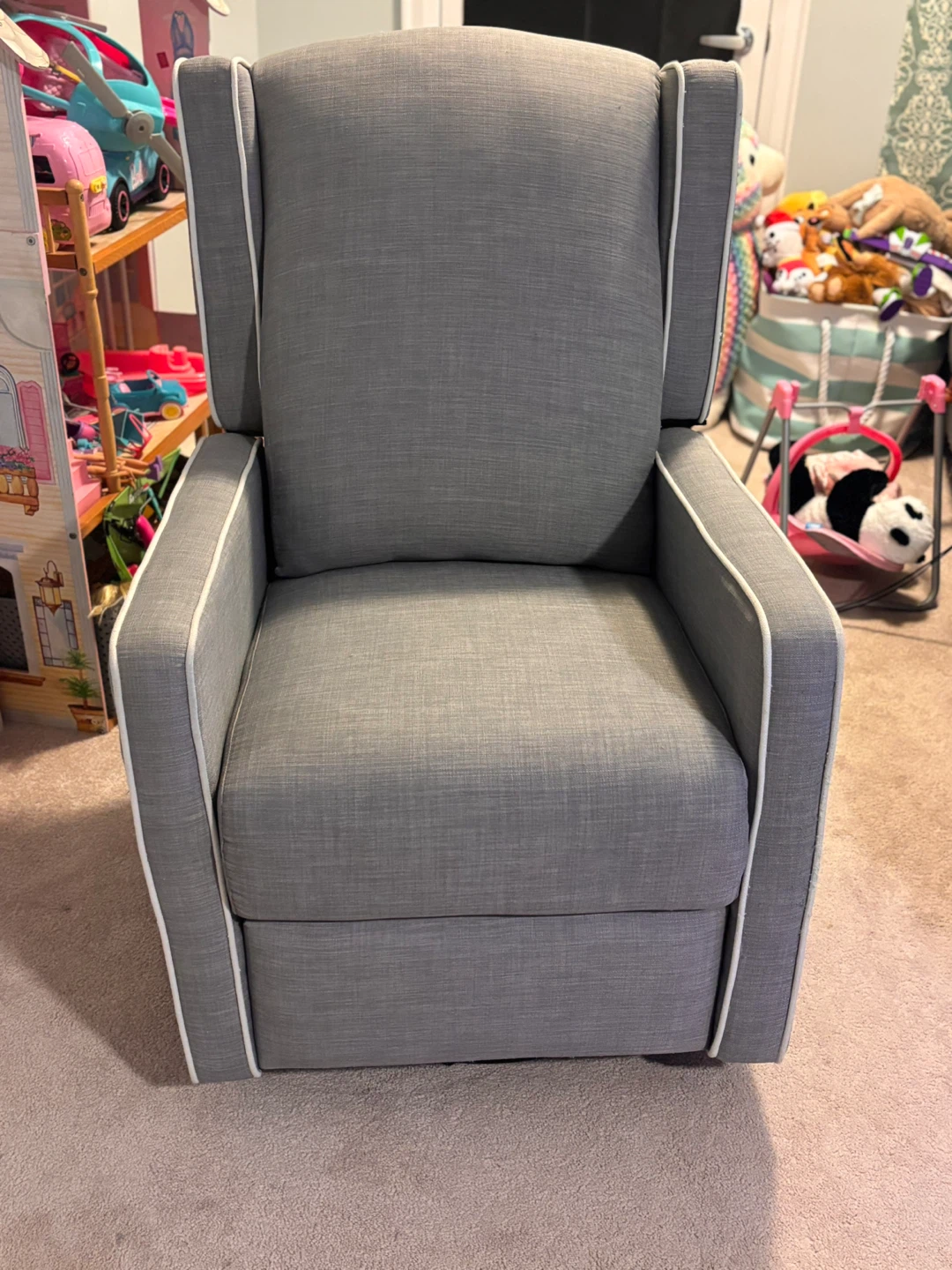 Grey Recliner Chair - photo 2
