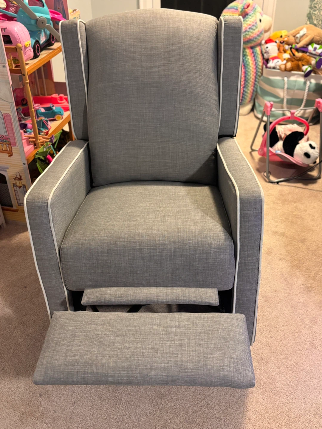 Grey Recliner Chair