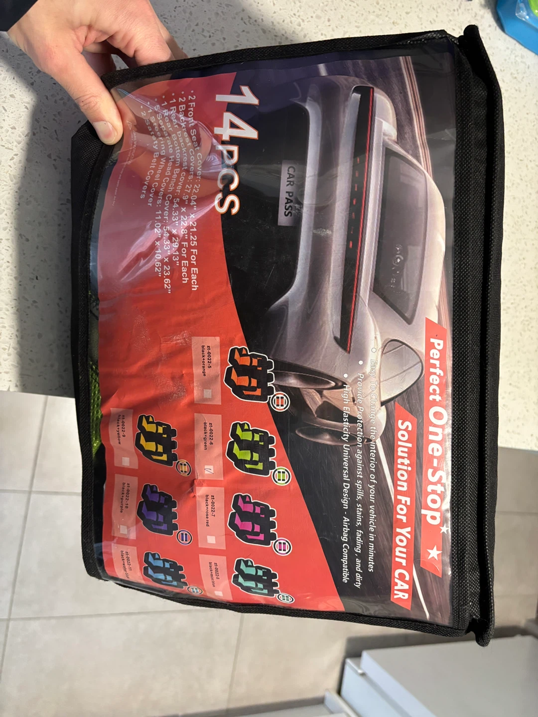 14 Pcs Car Seat Covers - Perfect One-Stop Solution