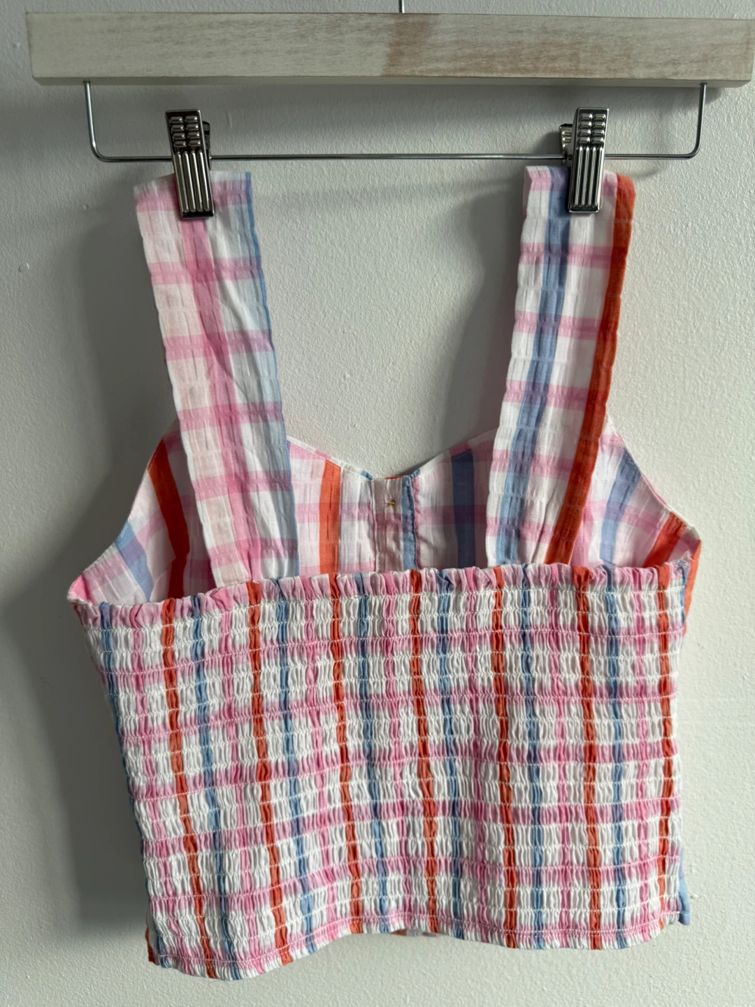 Orteau Los Angeles Plaid Crop Top - Size M - photo 2