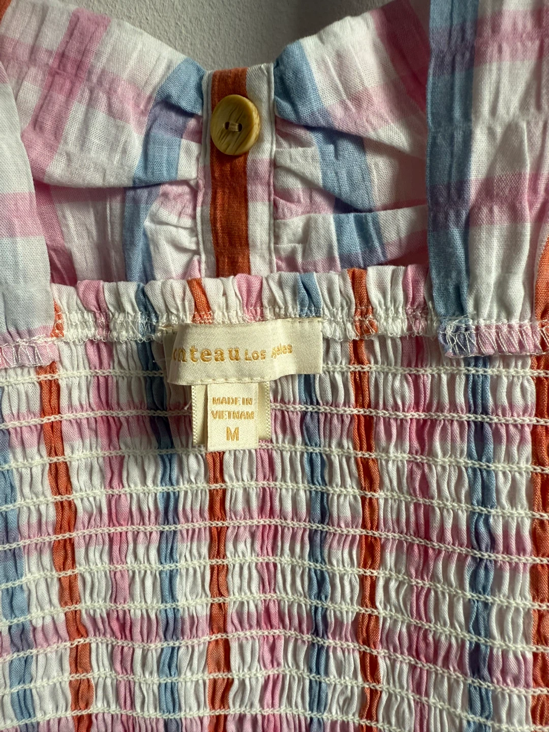 Orteau Los Angeles Plaid Crop Top - Size M - photo 4