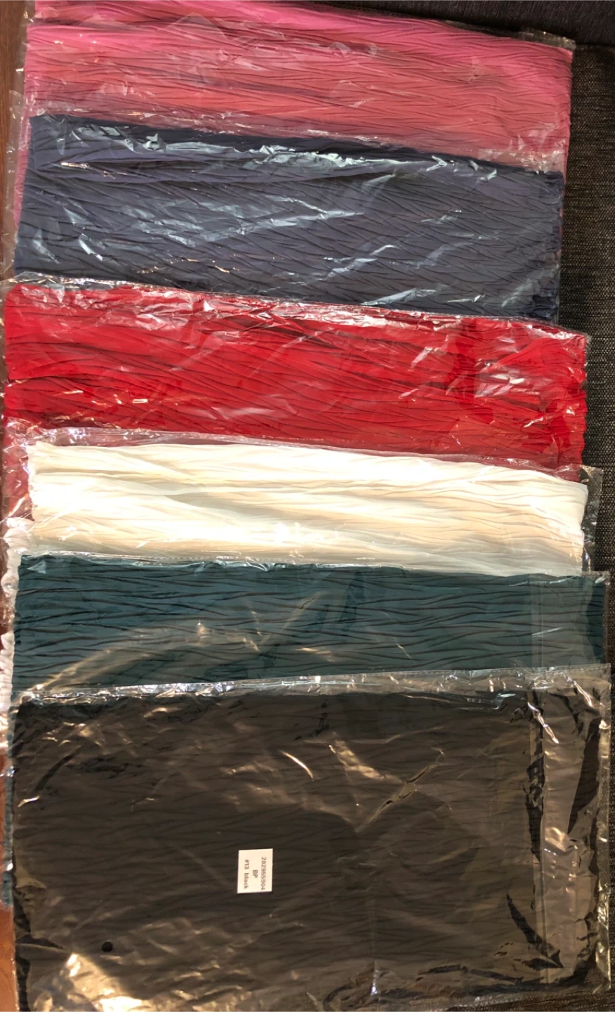 Red Crinkled Hijab/Shawl/Scarf - photo 2
