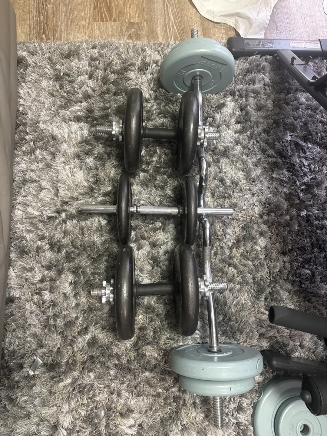 Apex X-240 Weight Bench with Weights - photo 2