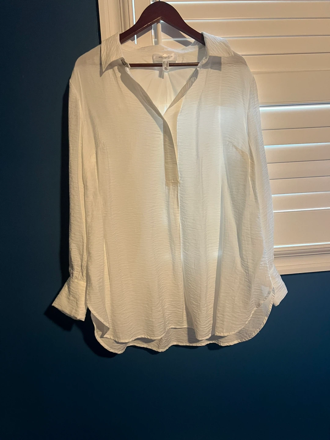 Addition Elle White Blouse - Size 1X - photo 2
