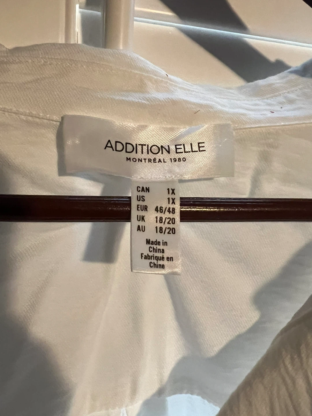 Addition Elle White Blouse - Size 1X - photo 5