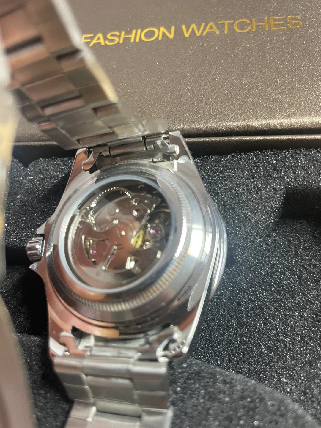 Winner Automatic Watch - Silver & Black - photo 4