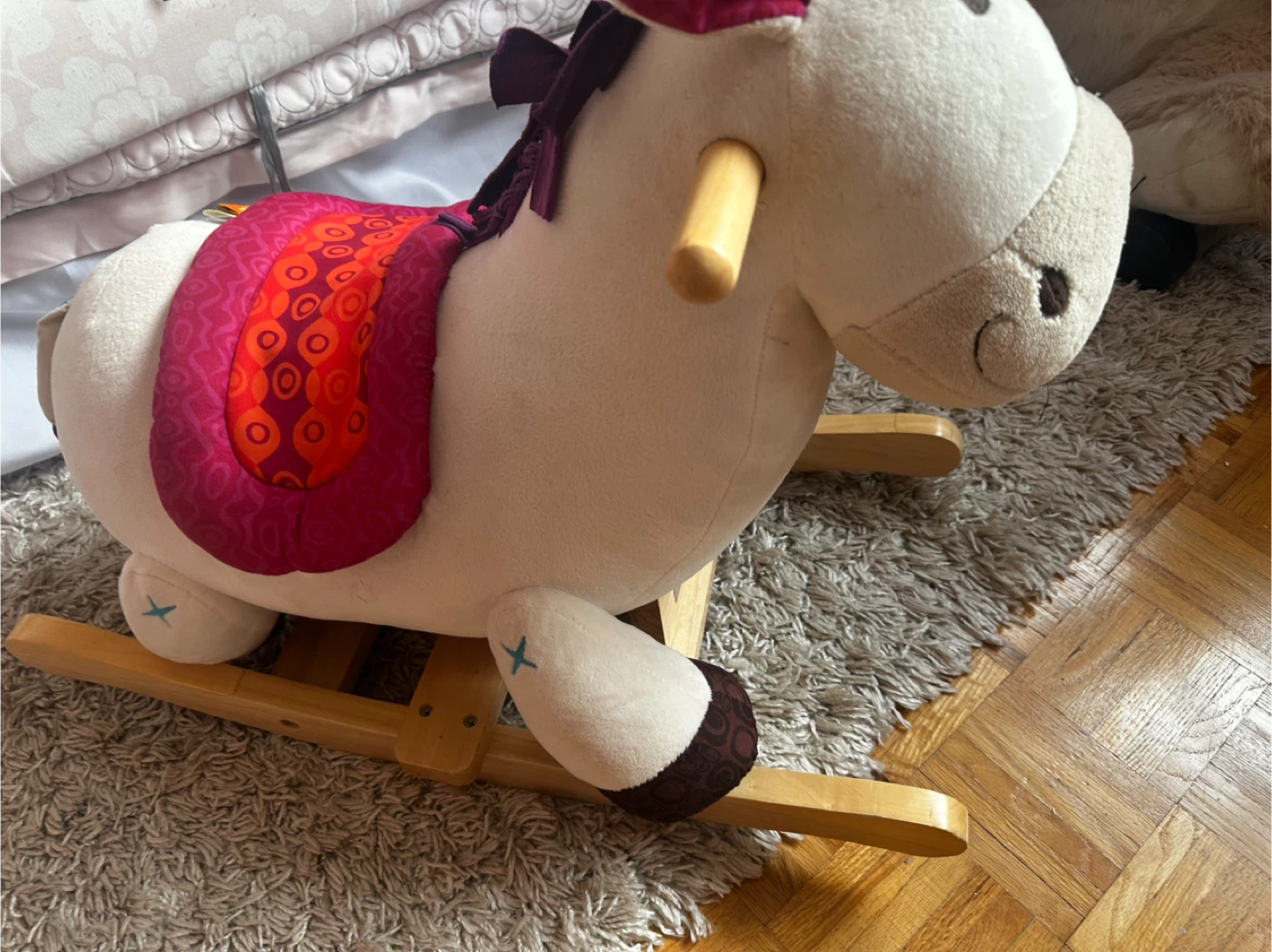 B. Toys Clippity Clop Unicorn Rocking Horse - photo 2