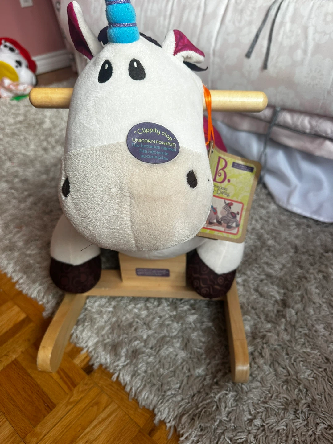 B. Toys Clippity Clop Unicorn Rocking Horse