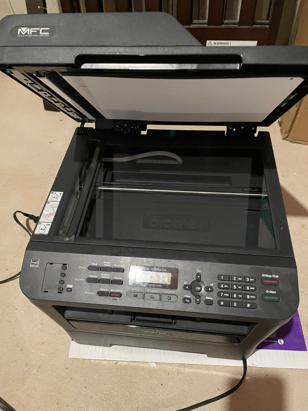Brother MFC-7860DW All-in-One Laser Printer - photo 2