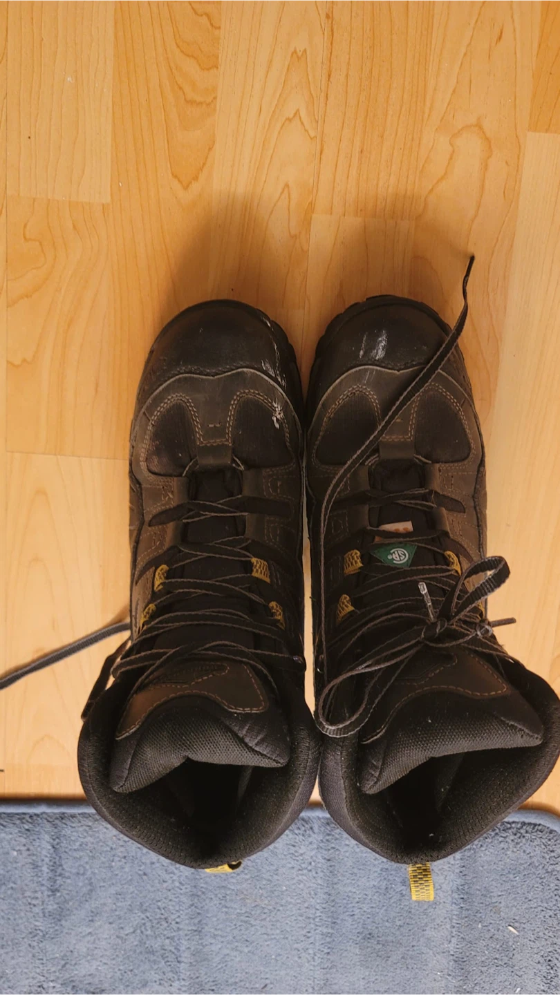 Steel Toe Black Work Boots Size 11