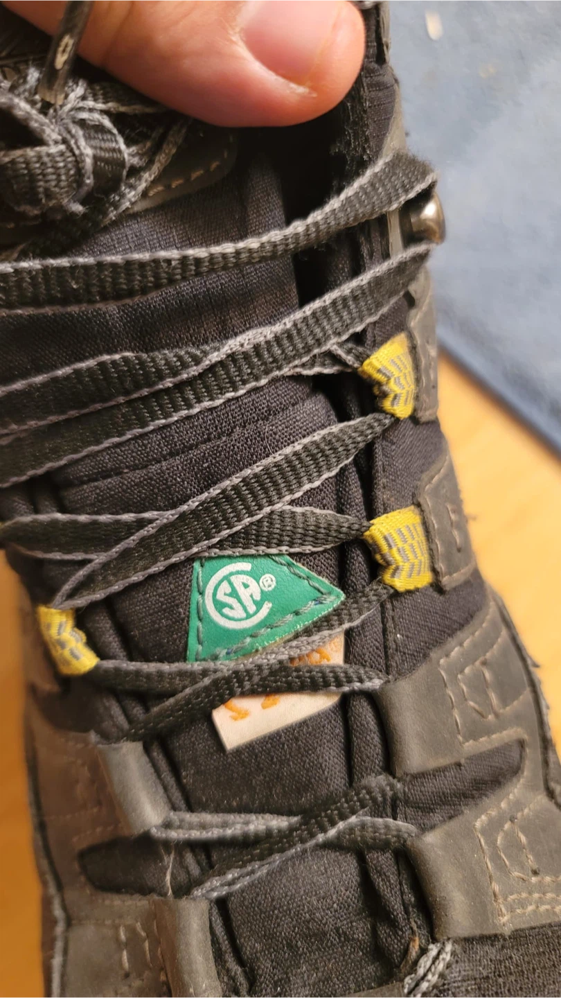 Steel Toe Black Work Boots Size 11 - photo 2