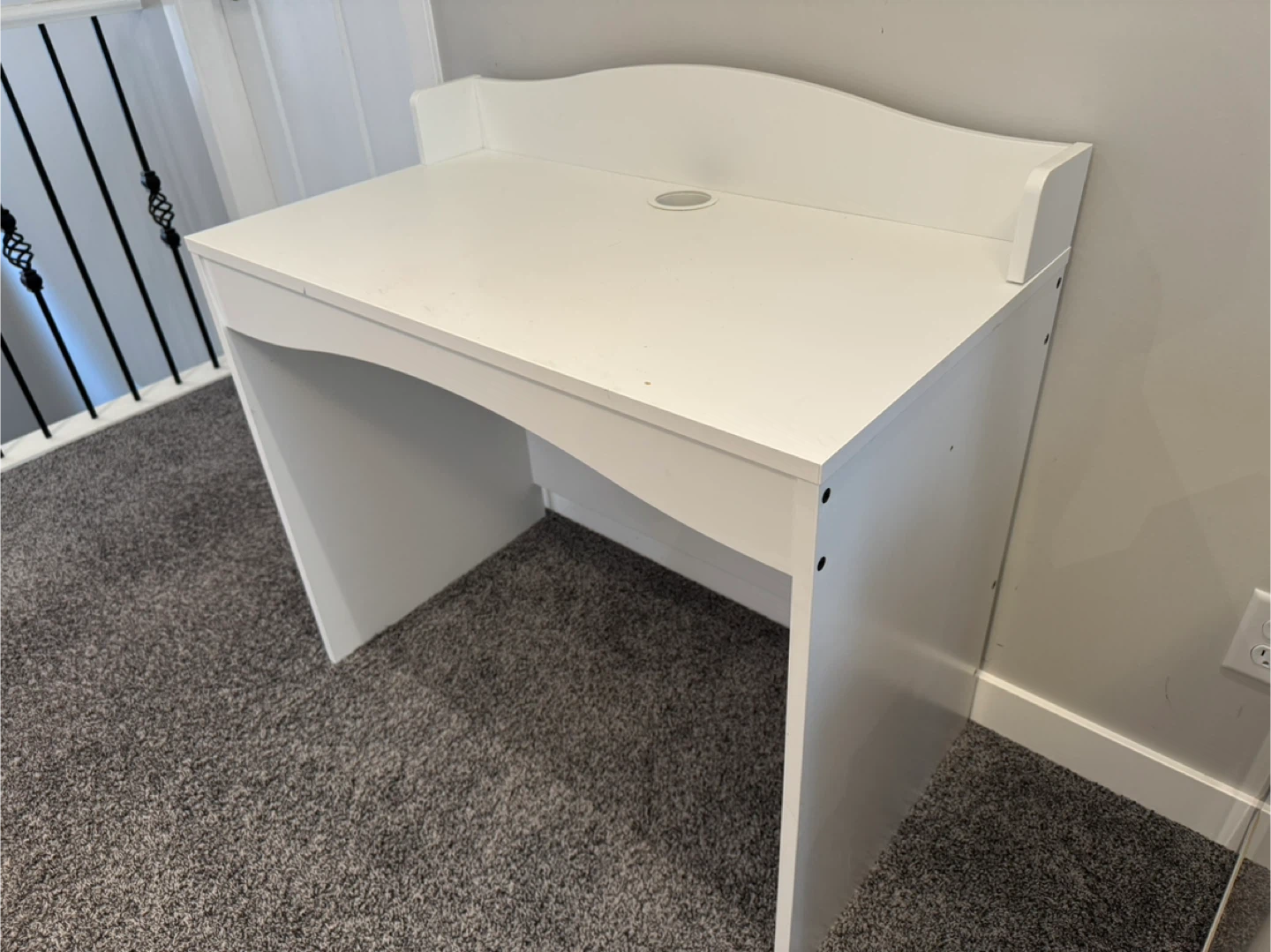 White IKEA Child Desk